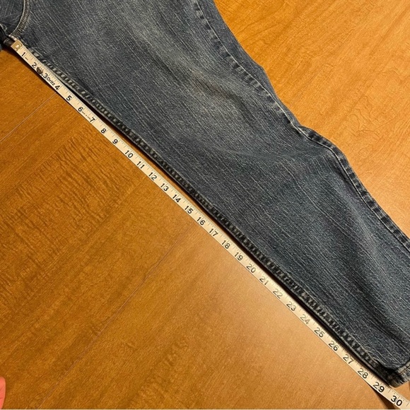 Riders Women’s Blue Stretch Denim Straight Leg High Waist Jeans Size 18 - Picture 8 of 9